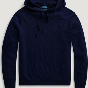 Polo Ralph Lauren Navy Hoodie Washable Cashmere